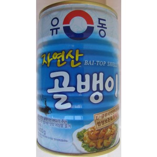 韓サイ*韓国缶詰★自然産　つぶ貝　缶詰　400ｇ