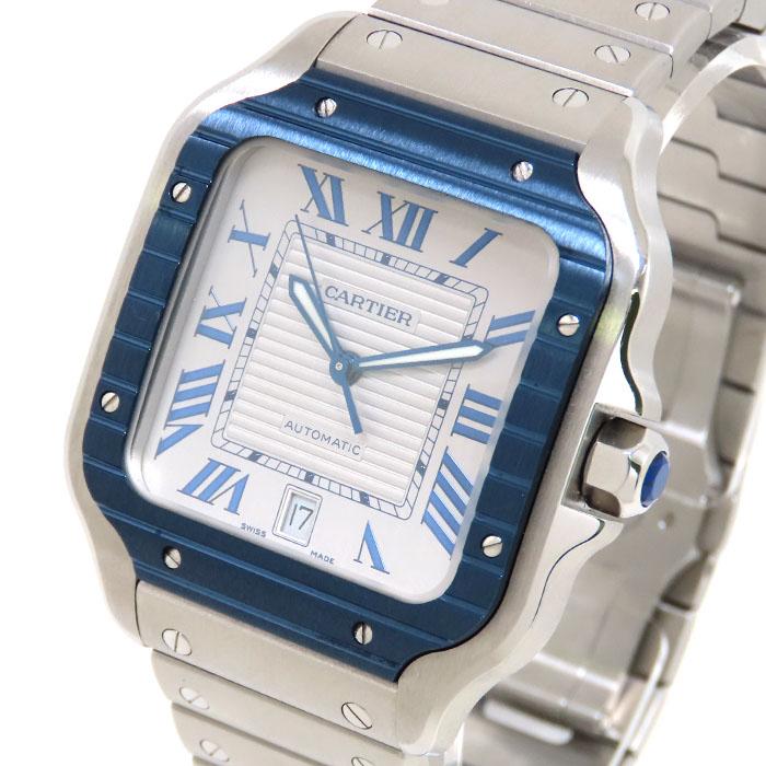 Cartier カルティエ サントス ドゥ カルティエ LM WSSA0047 シルバー ...