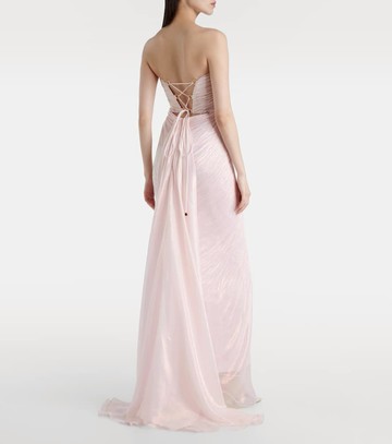 Maria Lucia Hohan Meilien pleated silk-blend chiffon gown