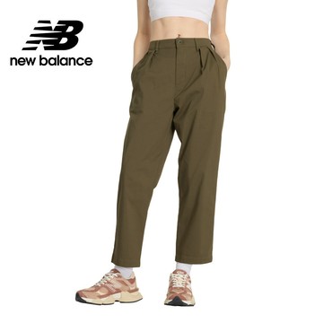【New Balance】 NB 錐形褲_女性_軍綠色_AWP43536DMO