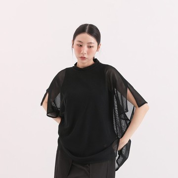 【經典原創】Miro_米羅剪接上衣_CLT008_黑