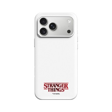 iPhone 17 Pro Max SolidX 白 - Stranger Things - 經典 LOGO