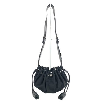 givenchy黑色抽繩流蘇肩揹小包