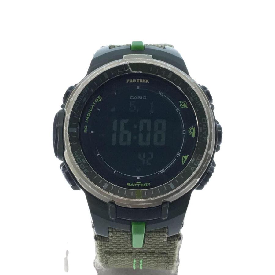 CASIO◇PRW-3000B-3JF/ソーラー腕時計・PROTREK/リストウォッチ/プロ