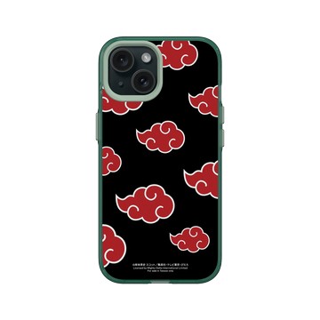 iPhone 15 Clear 憂墨綠 - 火影忍者 Naruto - LOGO系列-曉