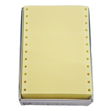 華麗牌 電腦列印標籤 WL5004Y 單排 黃色  48 x 90mm  450張  1盒