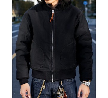 地勤夾克 海軍 甲板服 N-1168 羊駝毛 防撕裂叢林布 戶外保暖外套