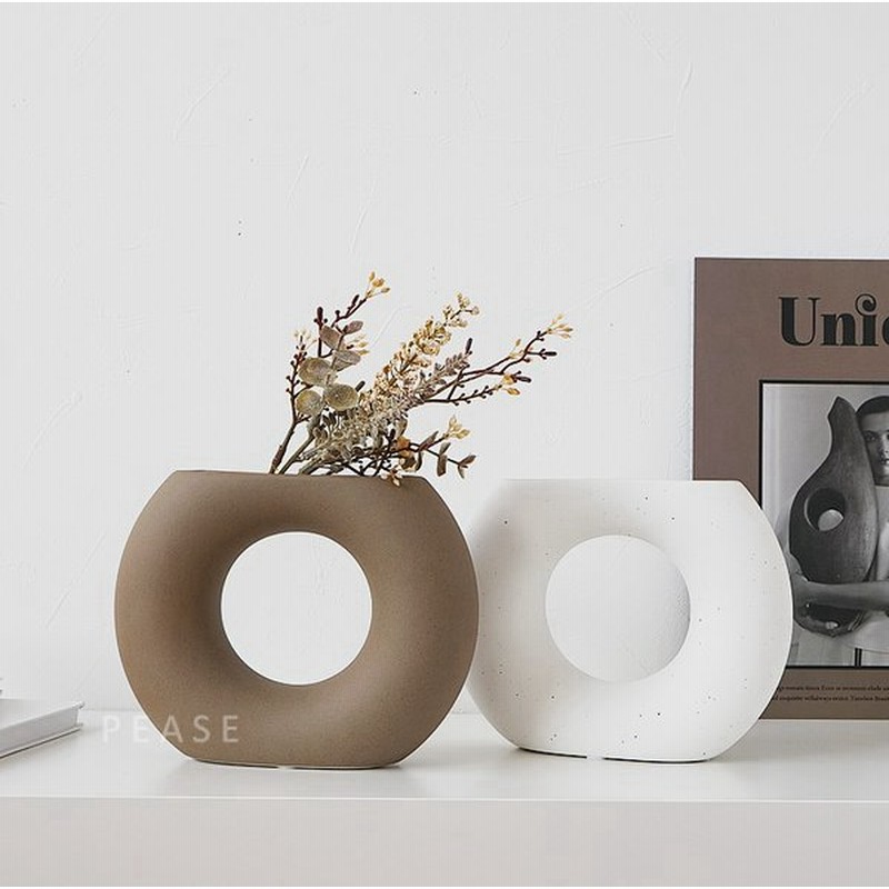9日 18日ポイント5倍 ドーナツフラワーベース花瓶セラミックおしゃれかわいい北欧韓国インテリア韓国雑貨 通販 Lineポイント最大0 5 Get Lineショッピング