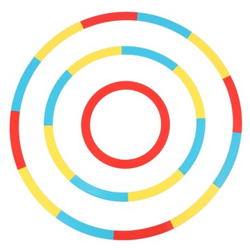 [waroom01] 高爾夫練習目標環矽膠 3 合 1 彩色薄推桿圈用於訓練工具