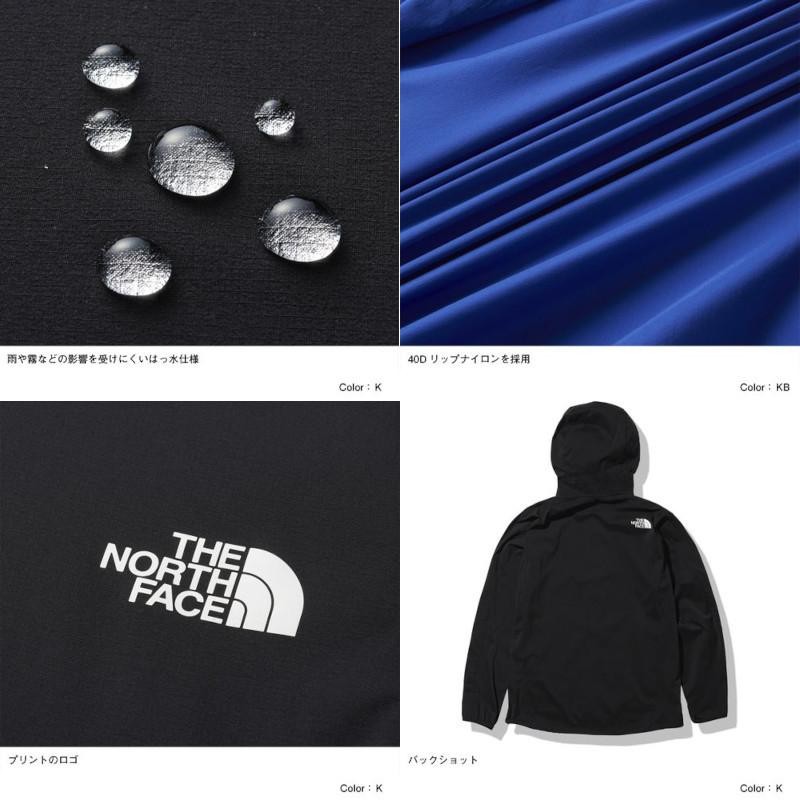 ノースフェイス ウインドブレーカーTHE NORTH FACE ANYTIME WIND HOODIE NP72184 KBブラック x TNFブルー  エニータイムウィンドフーディ メンズ | LINEブランドカタログ