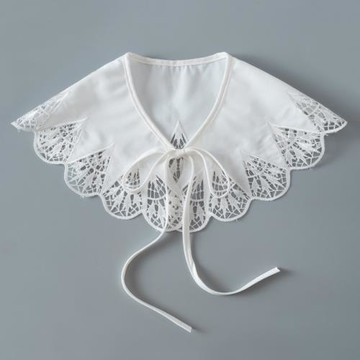 假領女百搭小領子神器配裙小披肩夏減齡娃娃領裝飾領韓版白蕾絲領