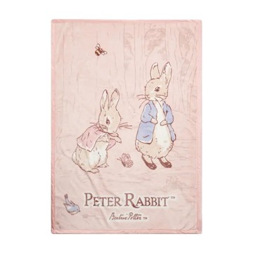 奇哥 比得兔幼兒輕量棉柔毛毯禮盒  粉色  140 x 100cm