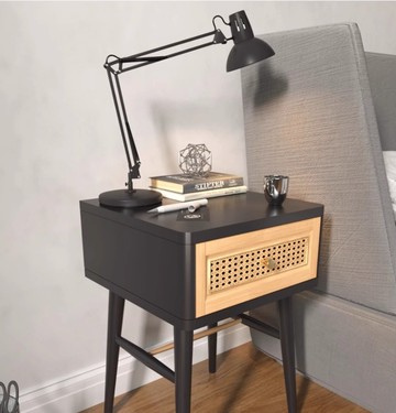 落地邊櫃移動多功能床頭櫃 田園風儲物櫃 收納箱 家居 可移動