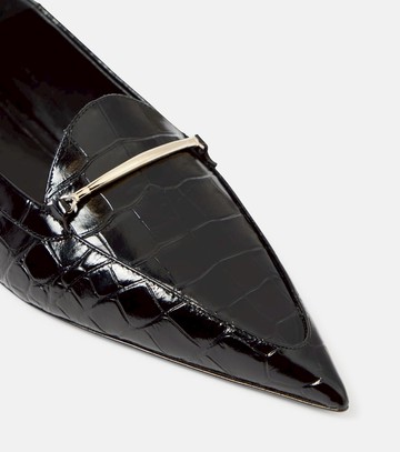 Victoria Beckham Morsetto croc-effect leather loafers