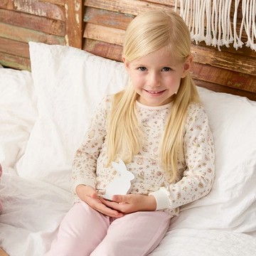 花仙子長袖圓領套裝 (美膚保暖彈性布)