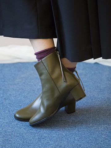 Ankle Boots _ Khaki