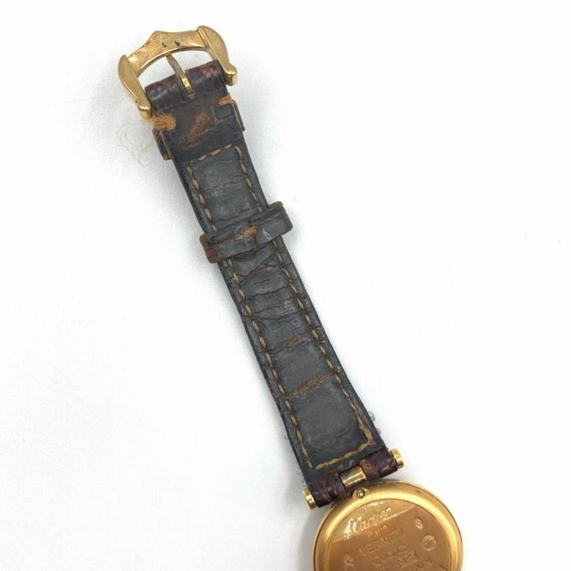 CARTIER カルティエ ヴェルメイユ925 不動品 ラウンドケース