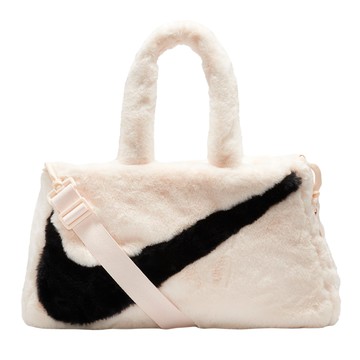NIKE 耐吉 W NSW FX FUR TOTE HO23 毛毛包  26 x 45 x 10cm  奶茶色