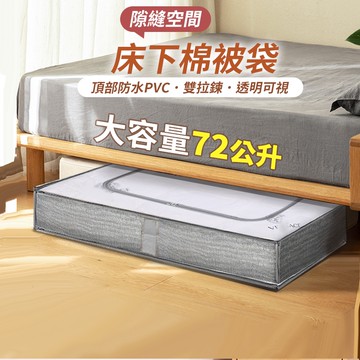 隔日出貨 大容量床下收納棉被袋 (無鋼架款) 布藝收納袋 整理袋 置物袋 衣物收納箱 收納女王 GAB123