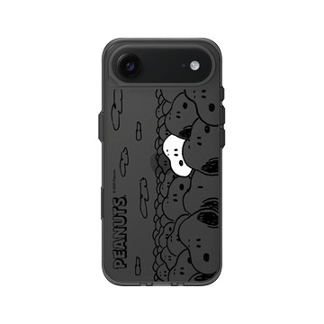 iPhone Air Clear (相機按鈕) 酷墨灰 - 史努比 Snoopy - 滿滿的Snoopy