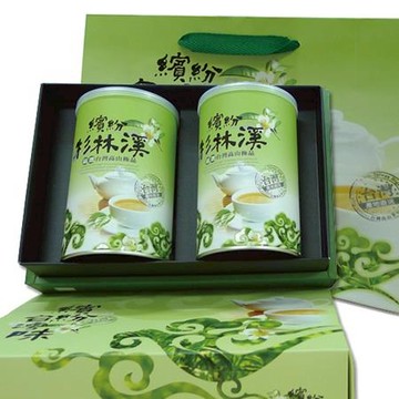 新造茗茶杉林溪極品手採高山茶葉禮盒/150gx2罐
