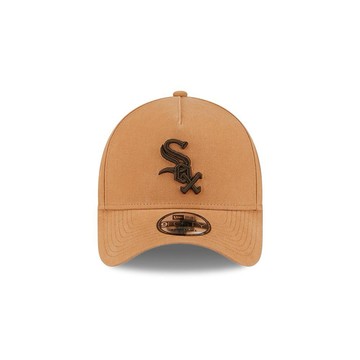 NEW ERA 男女 9FORTY AF WASHED CANVAS BRONZE 芝加哥白襪 淡古銅 NE60747696