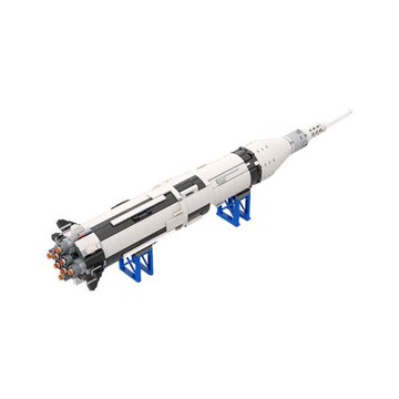 佳磚跨境積木玩具MOC-68390航天火箭21309土星IB小顆粒益智速賣通