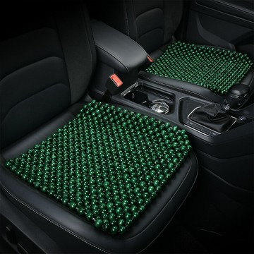 汽車坐墊夏季涼墊透氣冰絲編織竹子單片車墊夏天車子座墊四季通用