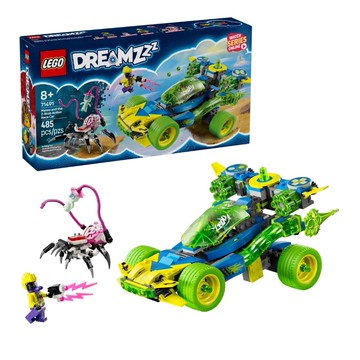 【LEGO 樂高】磚星球〡 71491 夢工廠系列 馬特歐和綠魔球動感賽車 Mateo and the Z-Blob Action Race Car