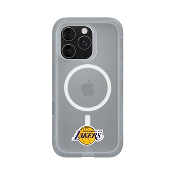 iPhone 16 Pro AirX 流變灰 - NBA - Mini Logo-洛杉磯湖人 L.A. Lakers