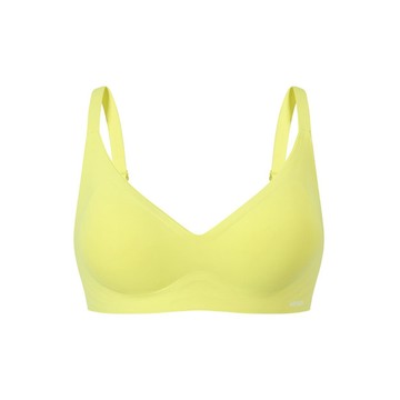 韓國 Verish Cool-Fit 集中輕量豐胸無鋼圈內衣 萊姆黃LIME YELLOW