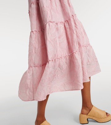 Ganni Jacquard midi dress