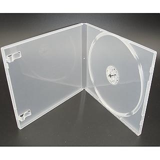 光碟收納盒 【臺灣製造】單片裝10mm 摔不破PP霧透 CD盒/DVD盒/光碟盒/CD殼/有膜 100個