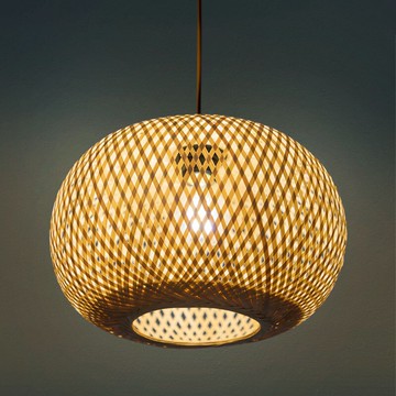 異麗中式竹編吊燈竹藝餐廳飯店茶樓茶室燈具榻榻米陽臺藝術燈罩