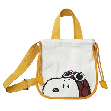 PEANUTS 史努比 側背包  36 x 27cm  飛行員