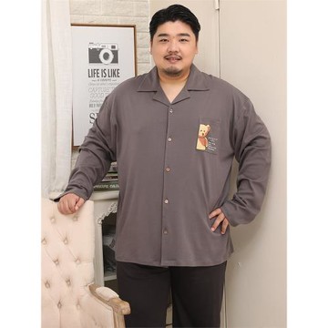 加肥加大碼300斤200斤純棉睡衣男士春秋季長袖胖哥特大碼家居服套