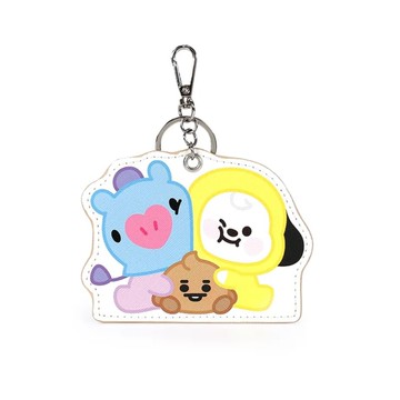 BT21 宇宙聯萌 票卡夾(單隻角色款)-卡其