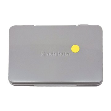 Shachihata 寫吉達 HGN-3 大形 油性印台 (盤面尺寸: 106 x 67mm)  黃色  1個