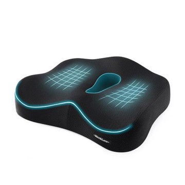 跨境尾椎減壓記憶棉坐墊辦公室加厚椅子坐墊減壓多功能四季坐墊