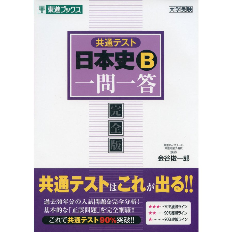 共通テスト 日本史B一問一答完全版