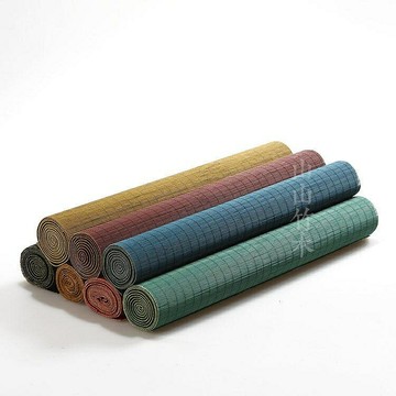 山山竹木極細竹絲茶席茶簾全手工桌旗禪意餐墊茶架暖茶器茶六君子