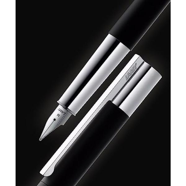 LAMY ラミー 万年筆 ペン先M(中字) スカラ マットブラック L80-M 両用式 正規輸入品