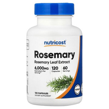 Nutricost, Rosemary, 120 Capsules (150 mg per Capsule)