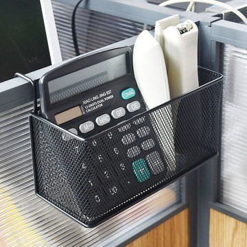 48h出貨丶加大辦公桌掛籃屏風懸掛收納盒辦公室收納神器工位好物隔板置物架