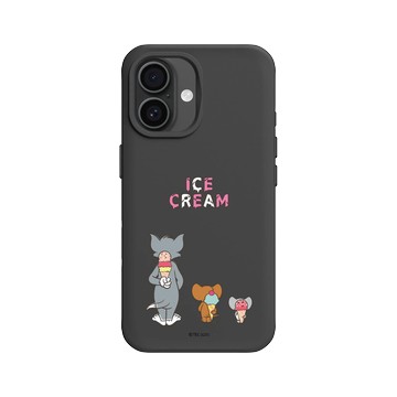 iPhone 16 SolidX 黑 - 湯姆貓與傑利鼠 Tom and Jerry - Ice Cream
