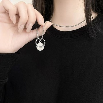 王一博同款戒指項鏈2025年新款女男ins嘻哈情侶裝飾配飾品圈