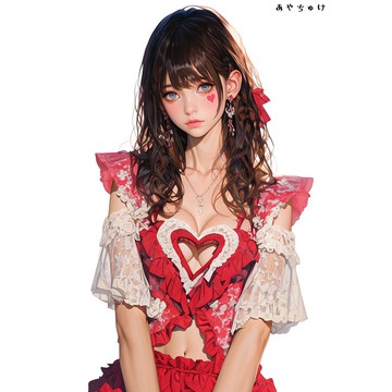 【12月新作6】07-111-0150 人物貼紙 性感情人節女孩