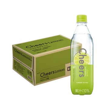 泰山Cheers Lemon 檸檬氣泡水 590ml(24入/箱)