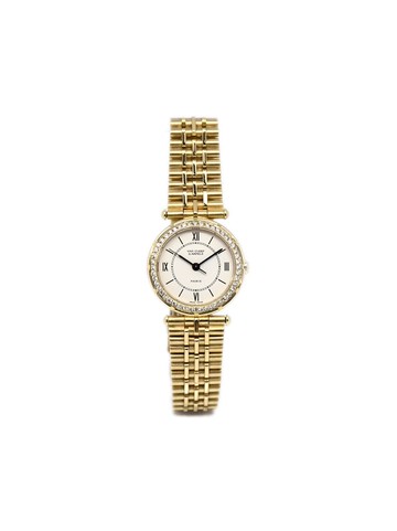 Van Cleef & Arpels - 1980-1990 pre-owned Sport Quartz 23mm - women - 18kt Yellow Gold/Diamond - One Size