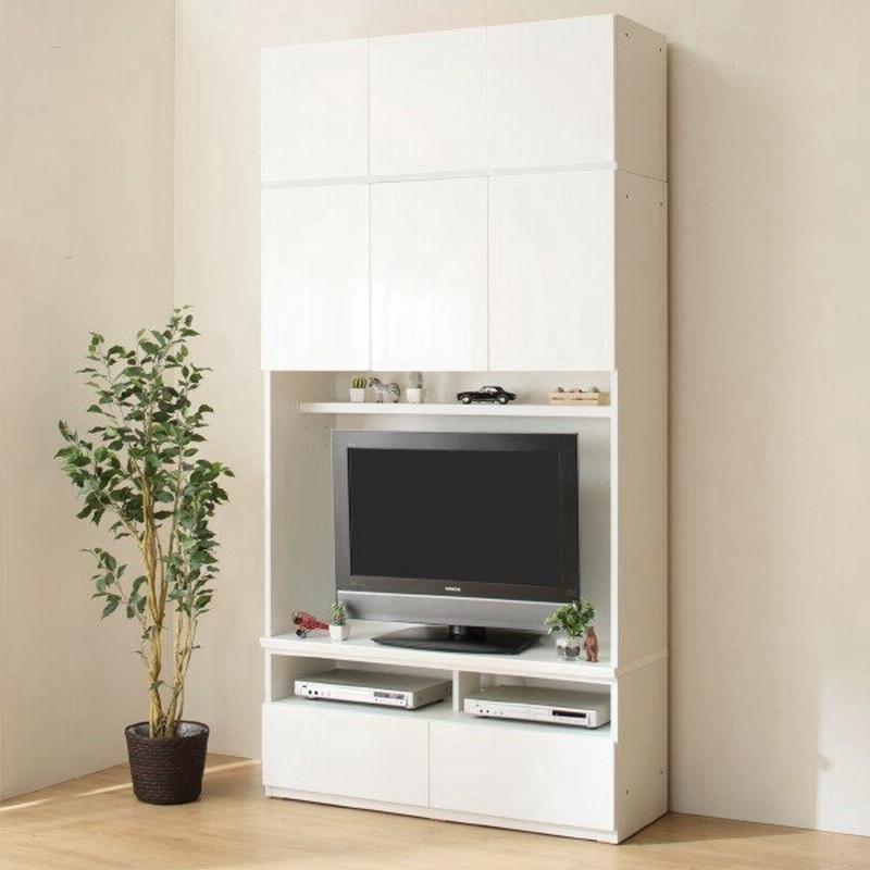 美しい光沢の壁面収納シリーズ ポルテwh Tvボード1 ウワオキセット ニトリ 配送員設置 5年保証 通販 Lineポイント最大get Lineショッピング